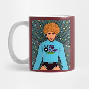 SpinSpinBunny Animated Man Fan Mug